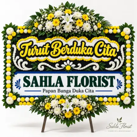 Papan Bunga Duka Kota Baru Parahyangan